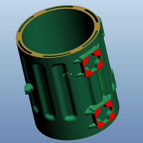 日本水冷電機殼體 